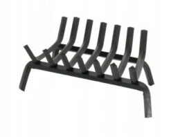 Pilgrim 24 1/2 Inch Seven Bar Tapered Steel Fireplace Grate