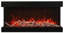 Amantii 40 Inch Tru-View XL Built-In Smart Electric Fireplace