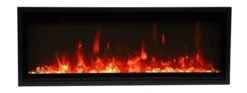Amantii 42 Inch Symmetry Extra Slim Smart Electric Linear Fireplace