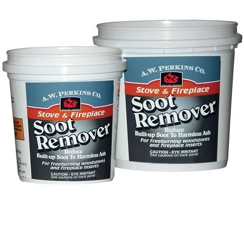 AW Perkins Dry Soot Remover For Non-Air Tight Stoves And Fireplaces - Case Of 6 Quart-Sized Tubs