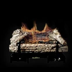 Buck Stove 24' Ceramic Series Vent-Free Natural Gas Log Set - Remote Ready