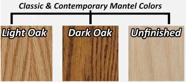 Buck Stove Contemporary Corner Fireplace Mantel With Model 34 Manhattan Vent Free Gas Fireplace - Image 4