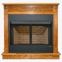 Buck Stove Corner Fireplace Mantel For 36 Inch ZCBB Stoves