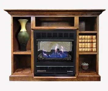 Buck Stove Model 1127 Vent Free Prestige Fireplace And Mantel Combo