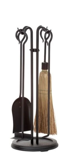 Dagan 22 Inch Four-Piece Hooked Stove Tool Set