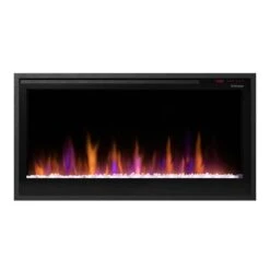 Dimplex 36 Inch Multi-Fire Slim Built-In Or Wall Mounted Linear Electric Fireplace