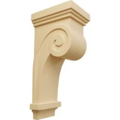 Ekena Millwork 4 1/2 Inch Scroll Corbel