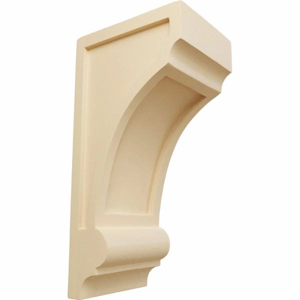 Ekena Millwork 4 3/4 Inch Diane Recessed Wood Corbel - Image 3