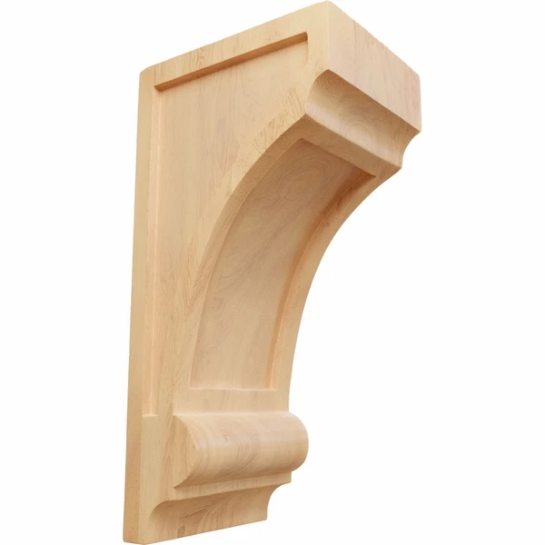 Ekena Millwork 4 3/4 Inch Diane Recessed Wood Corbel - Image 4