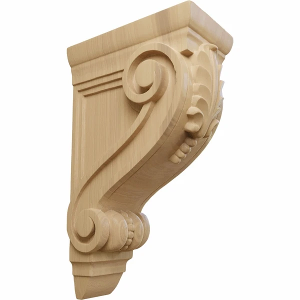 Ekena Millwork 4 3/4 Inch Large Fig Leaf Corbel - Image 2
