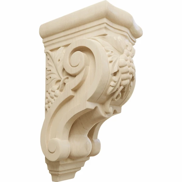 Ekena Millwork 4 7/8 Inch Medium Grape Bunches Corbel - Image 3