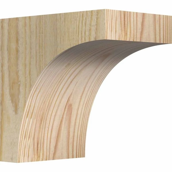 Ekena Millwork 4 Inch Huntington Rough Sawn Corbels