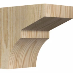 Ekena Millwork 4 Inch Monterey Rough Sawn Corbels