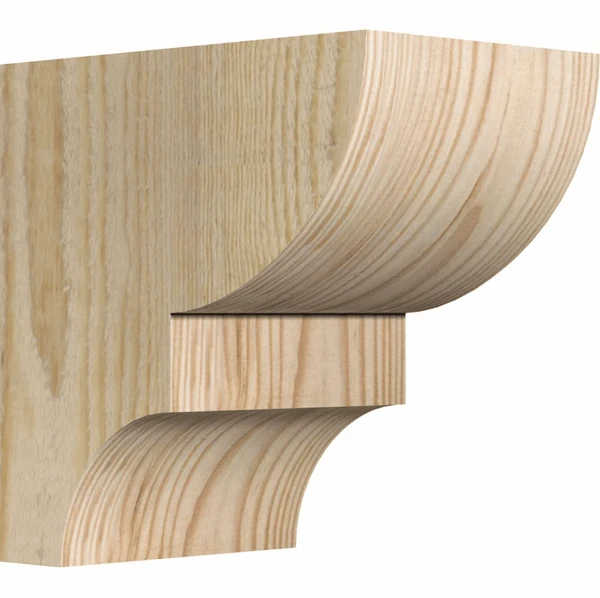 Ekena Millwork 4 Inch Ridgewood Rough Sawn Corbels