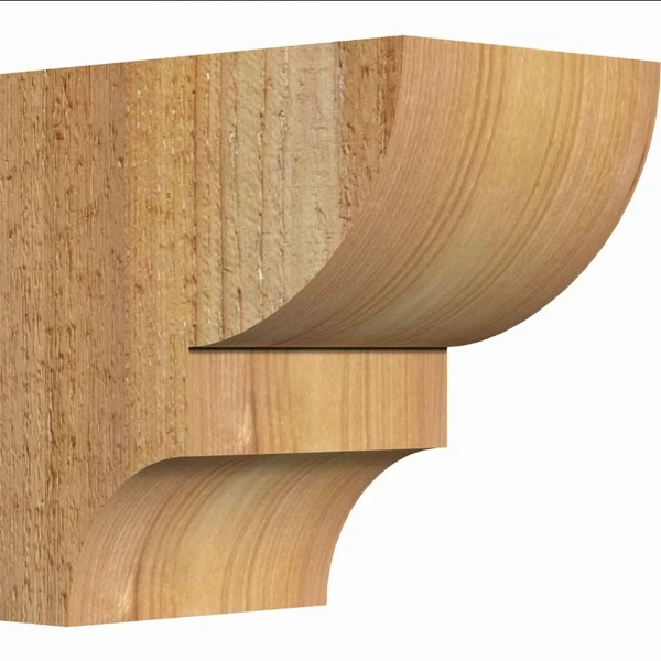 Ekena Millwork 4 Inch Ridgewood Rough Sawn Corbels - Image 2