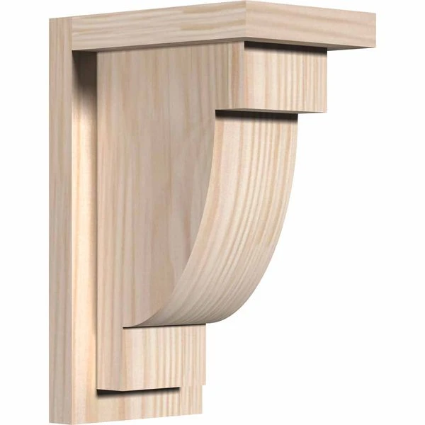 Ekena Millwork 5 1/2 Inch Alpine Corbel With Backplate