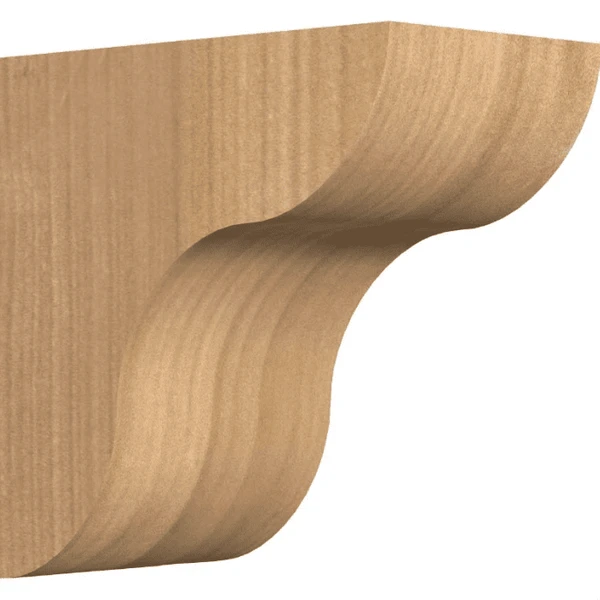 Ekena Millwork 5 1/2 Inch Smooth Carmel Corbels - Image 2