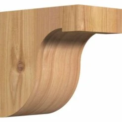 Ekena Millwork 5 1/2 Inch Smooth Del Monte Corbel With Backplate