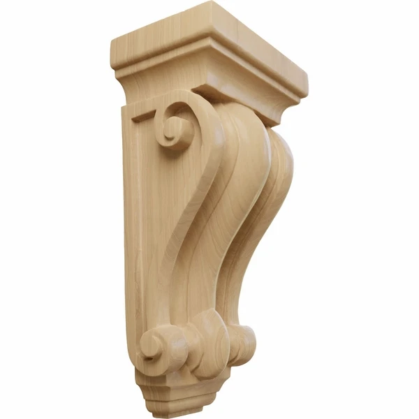 Ekena Millwork 5 Inch Cole Pilaster Wood Corbel - Image 2