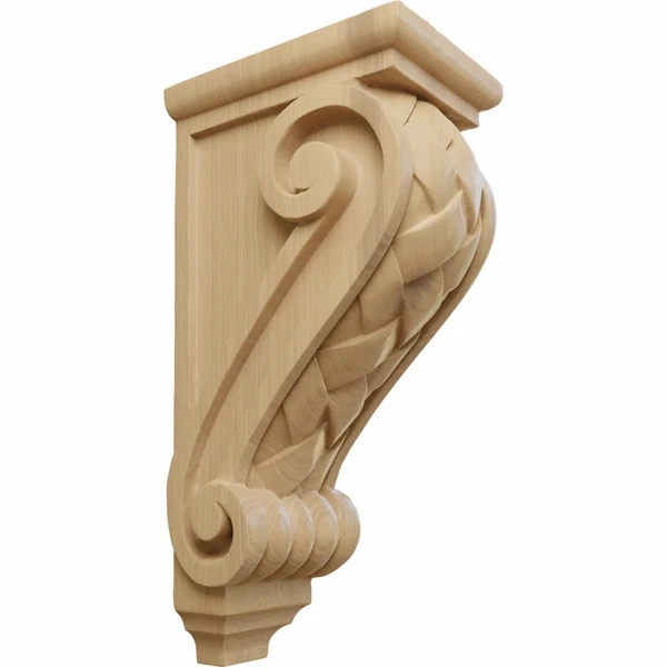 Ekena Millwork 5 Inch Large Basket Weave Corbel - Image 2