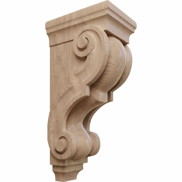 Ekena Millwork 5 Inch Large Traditional Wood Corbel - Image 3