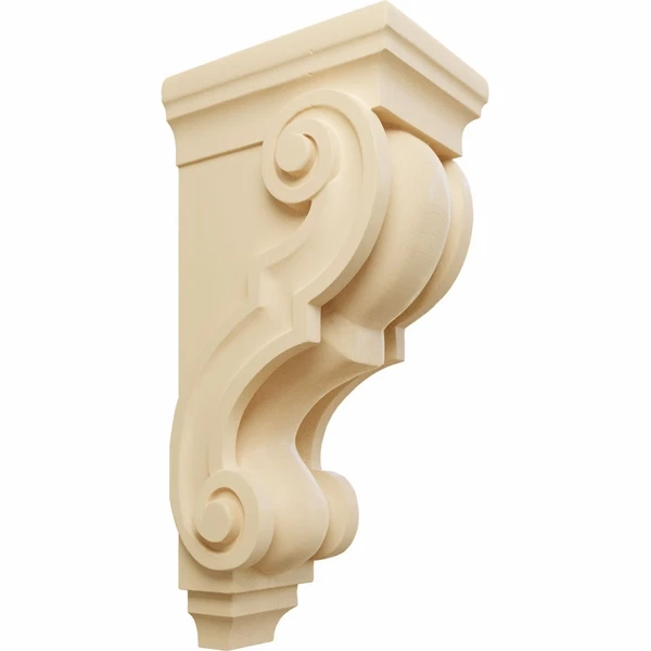 Ekena Millwork 5 Inch Large Traditional Wood Corbel - Image 4