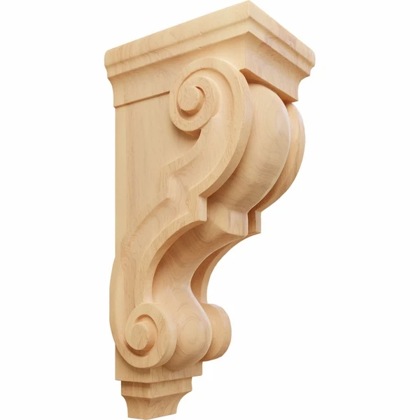 Ekena Millwork 5 Inch Large Traditional Wood Corbel - Image 5