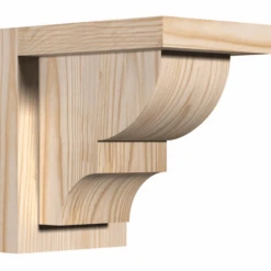 Ekena Millwork 7 1/2 Inch Ridgewood Corbels With Backplate