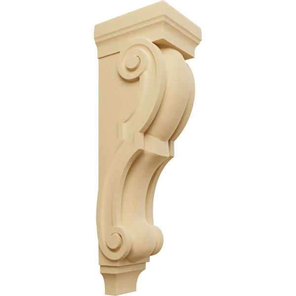 Ekena Millwork 7 Inch Medium Jumbo Traditional Wood Corbel