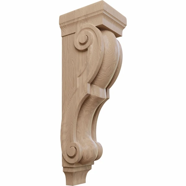 Ekena Millwork 7 Inch Medium Jumbo Traditional Wood Corbel - Image 3