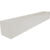 Ekena Millwork 72 Inch Ready To Paint Smooth Faux Wood Fireplace Mantel Shelf