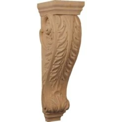 Ekena Millwork 8 Inch Large Jumbo Acanthus Wood Corbel