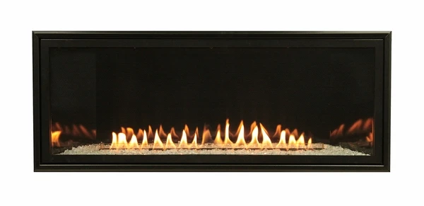 Empire 1.5' Black Beveled Decorative Fireplace Front For Boulevard Models - Image 4