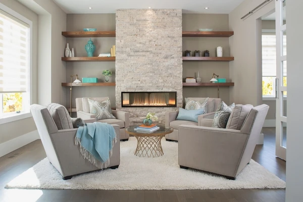 Empire 1.5' Black Beveled Decorative Fireplace Front For Boulevard Models - Image 5