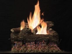 Empire 18' Great Lakes Oak Refractory Log Set For Double Burners