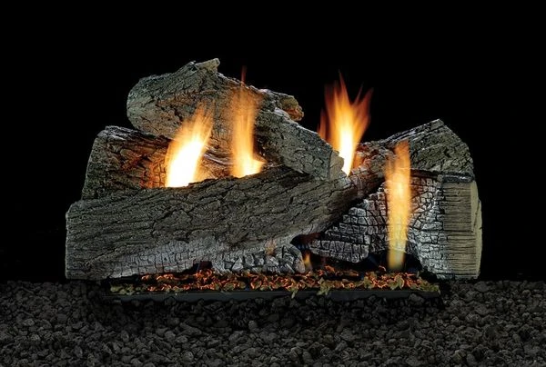 Empire 24' 8-piece Outdoor Wildwood Refractory Log Set