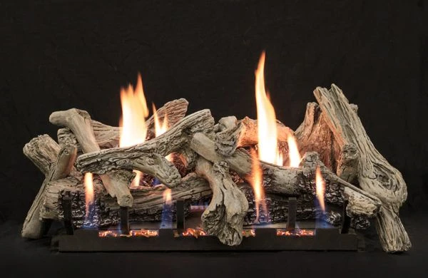 Empire 24 Inch Vented Slope Glaze Burner With Log Set