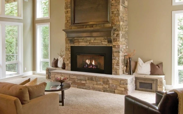 Empire 28 Inch Innsbrook Vent Free Gas Fireplace Insert/Fireplace- Intermittent Pilot (Modern) - Image 2