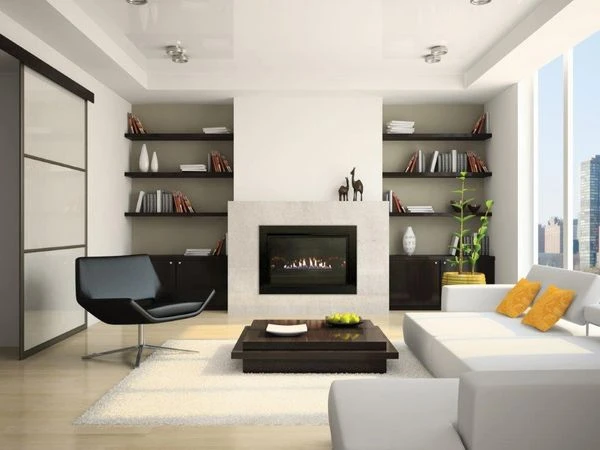 Empire 28 Inch Loft Vent Free Gas Fireplace Insert/Fireplace With Millivolt Pilot - 10,000 BTUs (Modern) - Image 2