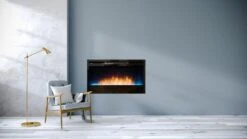 Empire 34 Inch Nexfire Linear Electric Wall Fireplace
