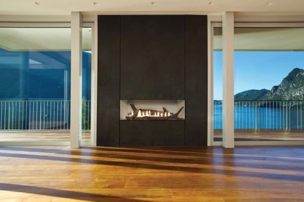 Empire Boulevard 38-Inch Vent Free Contemporary Linear Gas Fireplace - IP With Thermostat Remote - Image 2