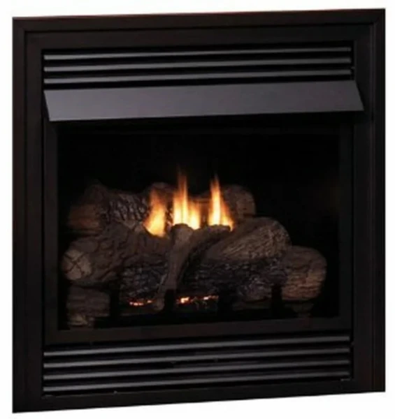 Empire Corner Cabinet Mantel With Base And 26 Inch Vail Vent Free Gas Fireplace- Millivolt Pilot - Image 2