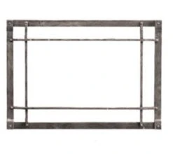 Empire Forged Iron Frame And Rectangular Inset Kit