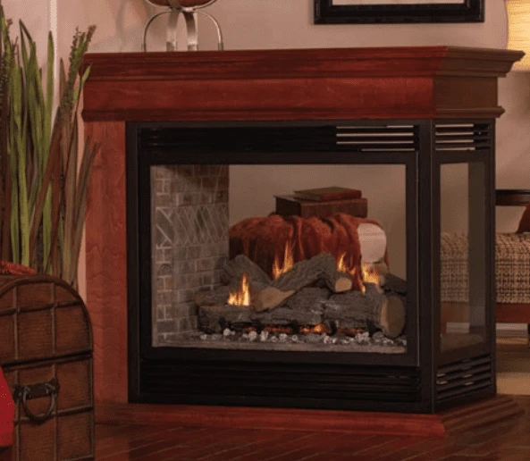 Empire Peninsula Mantel Base For 36' Peninsula Fireplaces