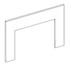 Empire Rushmore 10' X 7' Surround Flush 3-Sidedfor 30' Fireplace Inserts