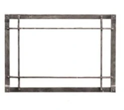 Empire Rushmore Forged Iron Rectangular Inset For 30' Direct Vent Insert