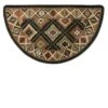 Goods Of The Woods Southwest Pattern Half Round Olefin Hearth Rug