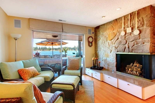 Grand Canyon 18' Arizona Weathered Oak See-Through Vented Natural Gas Logs Set And Stainless Steel Two Burner With High Capacity Manual Valve - Image 3