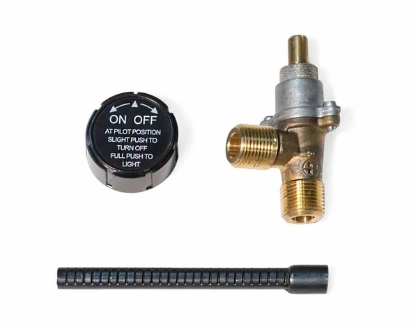 Grand Canyon 18' Arizona Weathered Oak See-Through Vented Natural Gas Logs Set And Stainless Steel Two Burner With High Capacity Manual Valve - Image 4