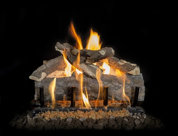 Grand Canyon 18 Inch Blue Pine Split Vented Gas Log Set - Image 2